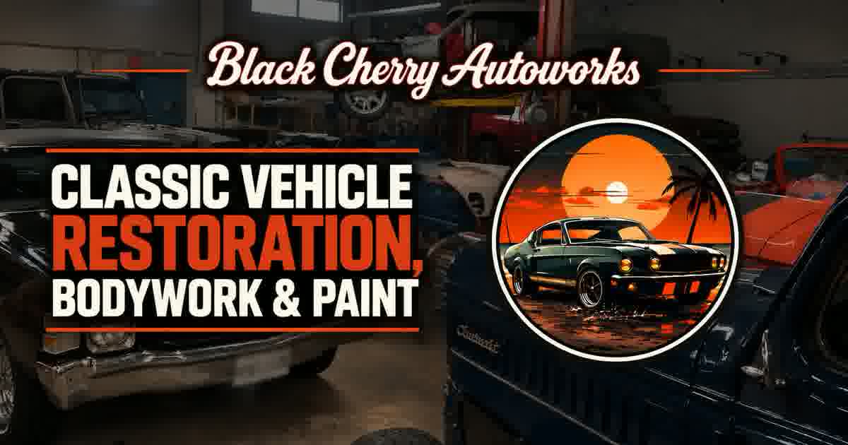 Black Cherry Auto Works website preview